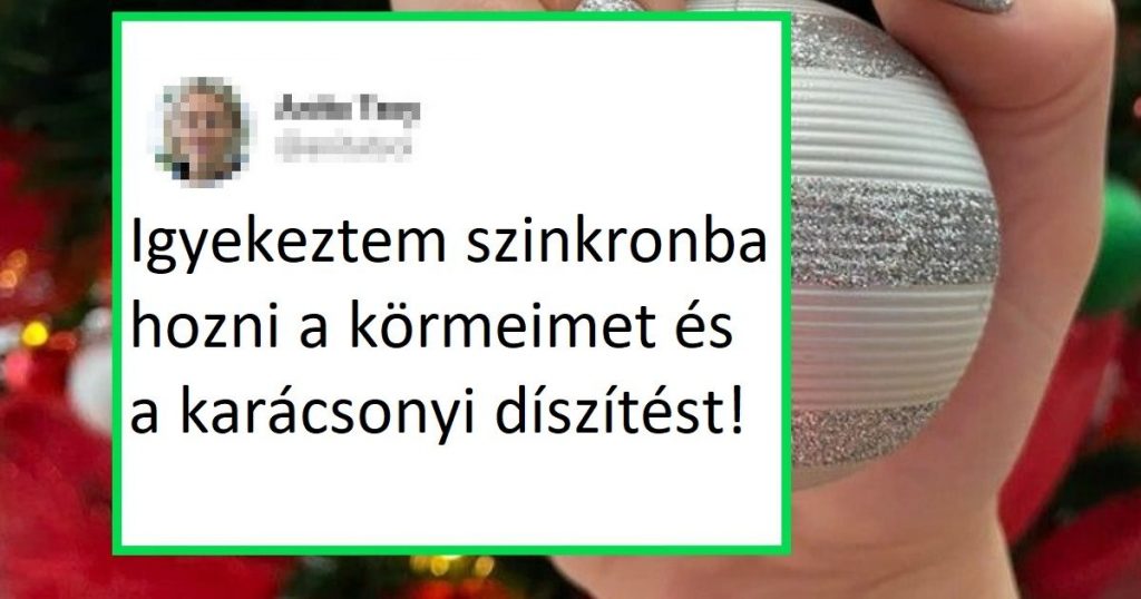 20 nő, aki az ünnepi körmével a téli időszak sztárja lett
