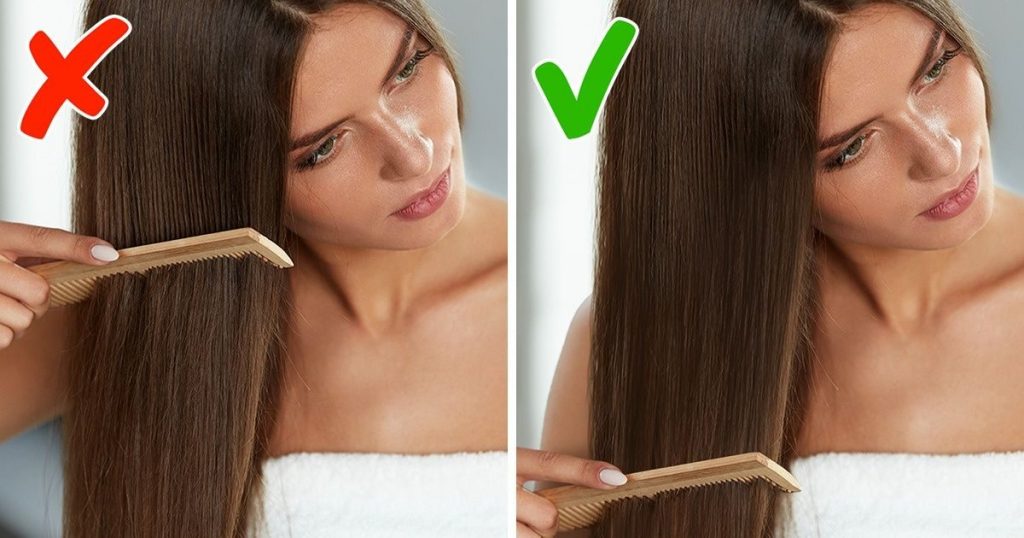 7 fésüléssel kapcsolatos hiba, amivel tönkre teszed a hajad