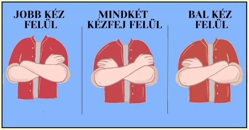 Sok mindent elárul rólad, ahogyan karba teszed a kezeidet! Sok mindent elárul rólad, ahogyan karba teszed a kezeidet!