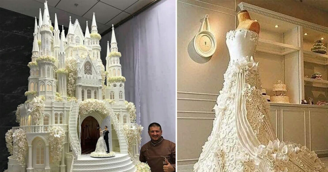 A legnagyobb és legextravagánsabb esküvői torták túl szépek ahhoz, hogy elfogyasszák A legnagyobb és legextravagánsabb esküvői torták túl szépek ahhoz, hogy elfogyasszák