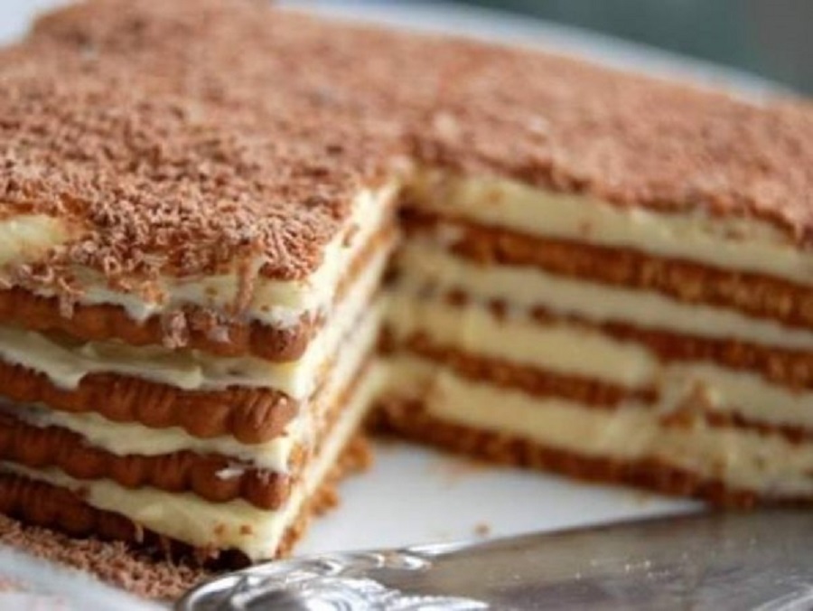 Krémes keksztorta, a gyerekek kedvence! Sütés nélkül, percek alatt elkészíthető! Krémes keksztorta, a gyerekek kedvence! Sütés nélkül, percek alatt elkészíthető!