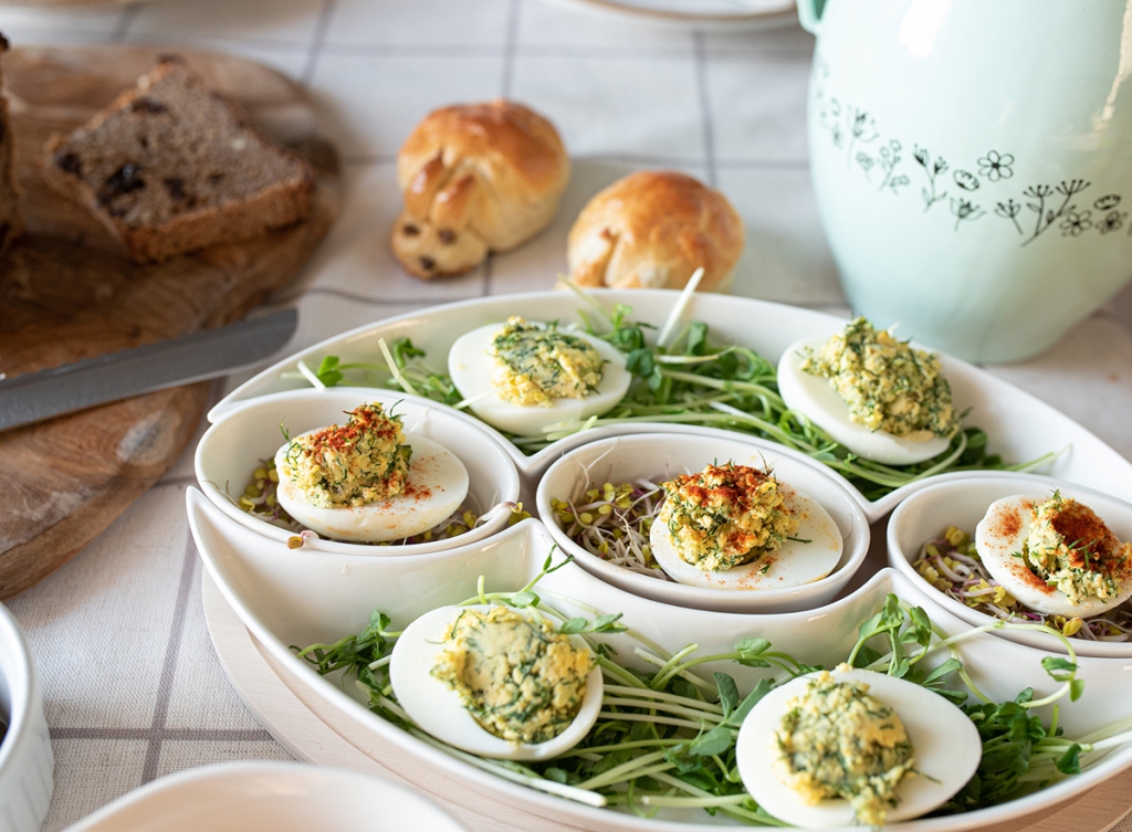 Kreatív húsvéti menü: receptek a töltött tojástól a citrusos babkáig Kreatív húsvéti menü: receptek a töltött tojástól a citrusos babkáig