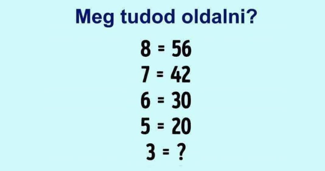 Az emberek 97%-a nem képes megoldani ezt a fejtörőt. Neked sikerül? Az emberek 97%-a nem képes megoldani ezt a fejtörőt. Neked sikerül?
