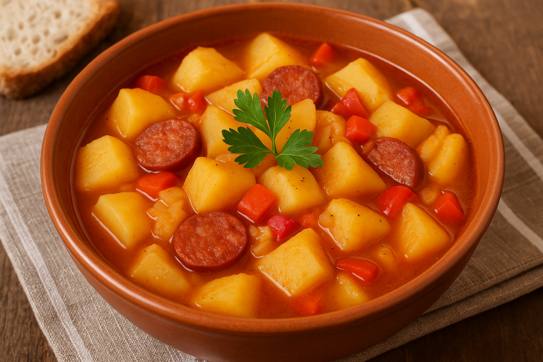 Íme egy klasszikus paprikás krumpli recept