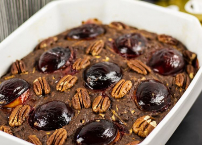 Őszi csokis sütemény szilvával és cukkinivel! Őszi csokis sütemény szilvával és cukkinivel!