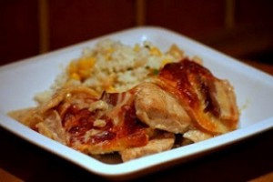 Almában sült csirkemell Almában sült csirkemell