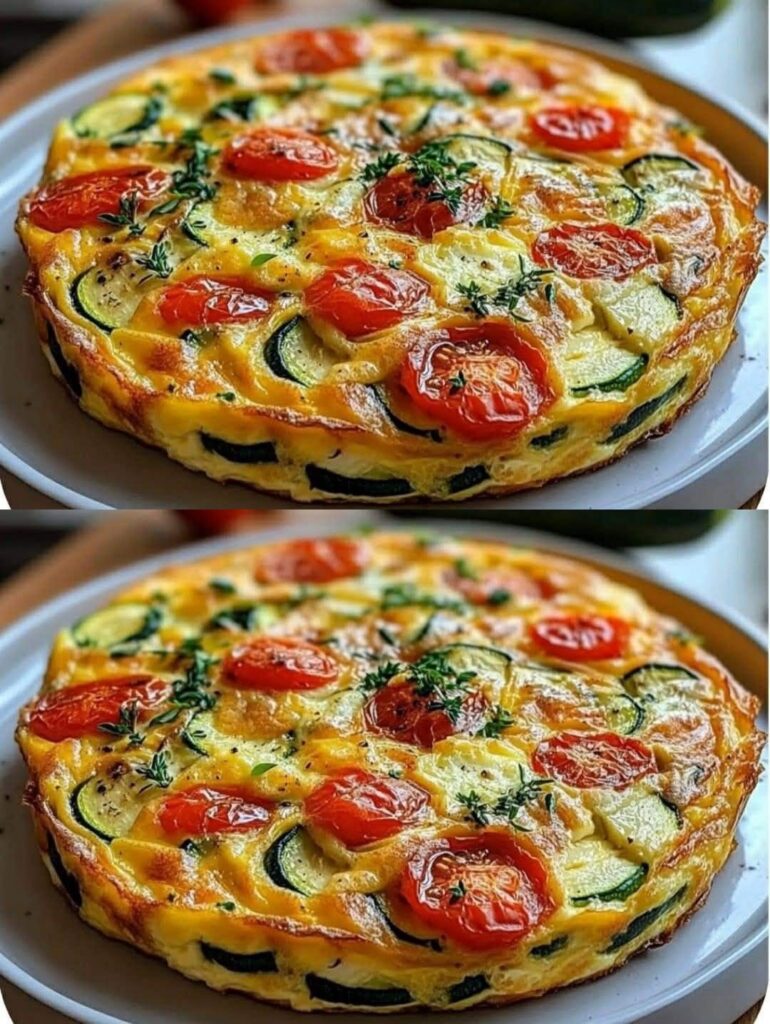 Cukkini- és koktélparadicsom-frittata – Könnyű, egészséges és ízletes!