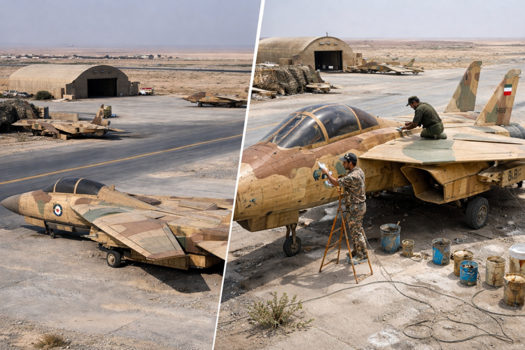Fa repülőgépekkel védik a valódi vadászgépeket? Irán különös katonai trükkje Fa repülőgépekkel védik a valódi vadászgépeket? Irán különös katonai trükkje
