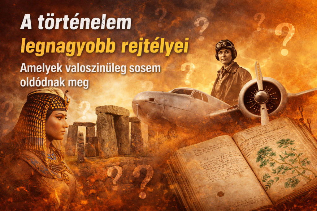 A történelem legnagyobb rejtélyei, amelyek valószínűleg sosem oldódnak meg