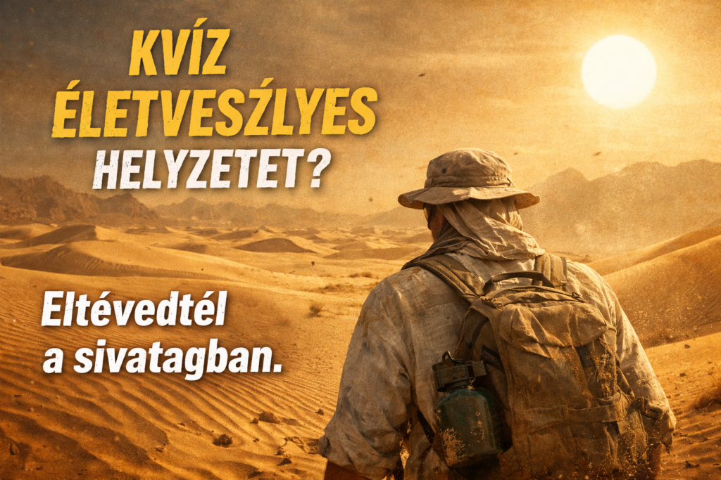 Kvíz: Túlélnéd ezt az életveszélyes helyzetet?