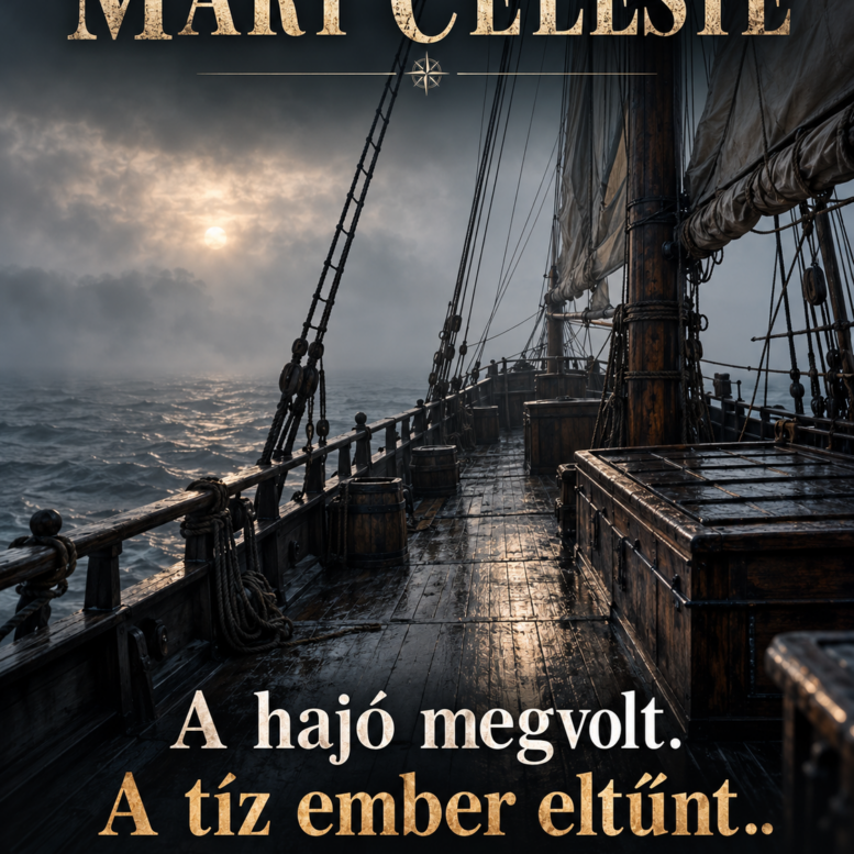 A hajó megvolt, a rakomány is – a Mary Celeste tíz utasa viszont nyomtalanul eltűnt – AI-illusztráció