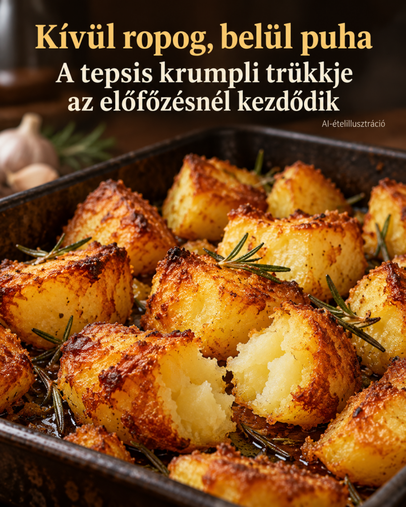 A ropogós tepsis krumpli nem a sütőben kezdődik – ezt tedd vele előtte