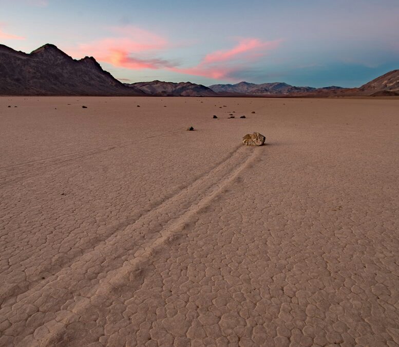 Death Valley mozgó kövek