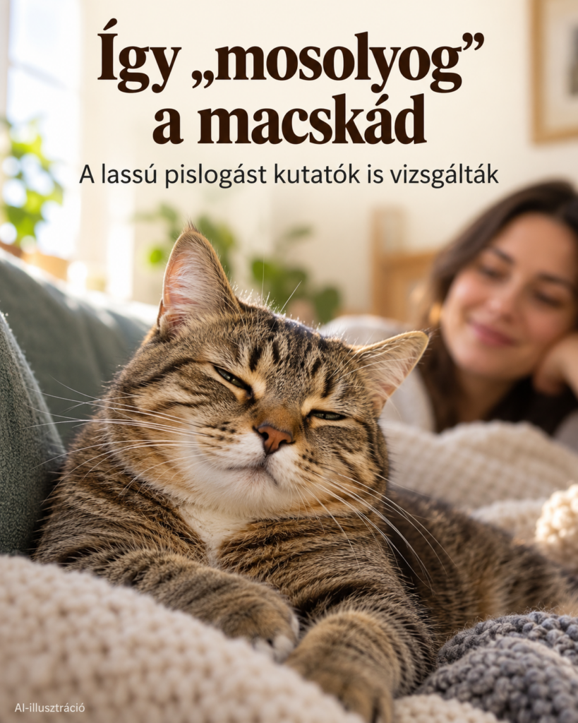 Ha így néz rád a macskád, érdemes visszapislogni – kutatók vizsgálták a különös jelzést