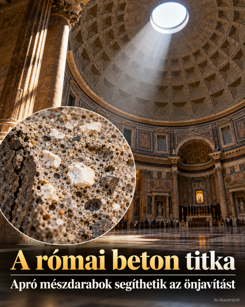 Kétezer éve állnak római építmények – az apró fehér mészdarabokban is keresik a beton titkát