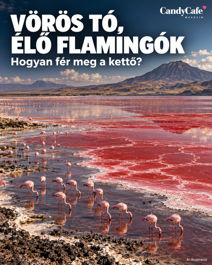 Vörös tó, élő flamingók: hogyan lehet a Natron-tó egyszerre zord és életteli?