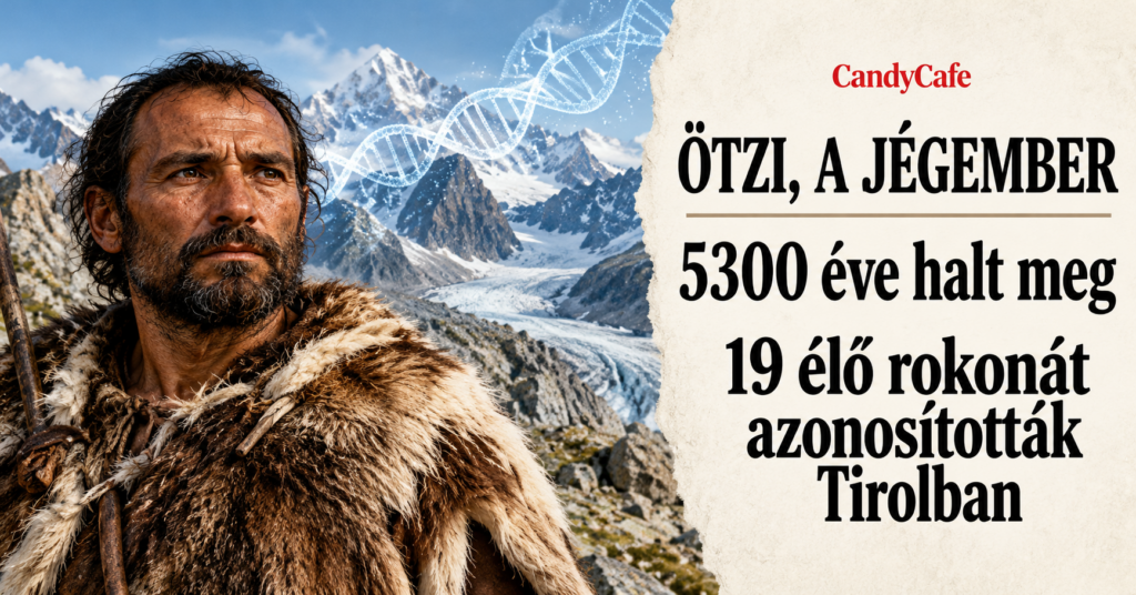 5300 éve halt meg, mégis találtak 19 élő rokont: Ötzi DNS-ének meglepő története